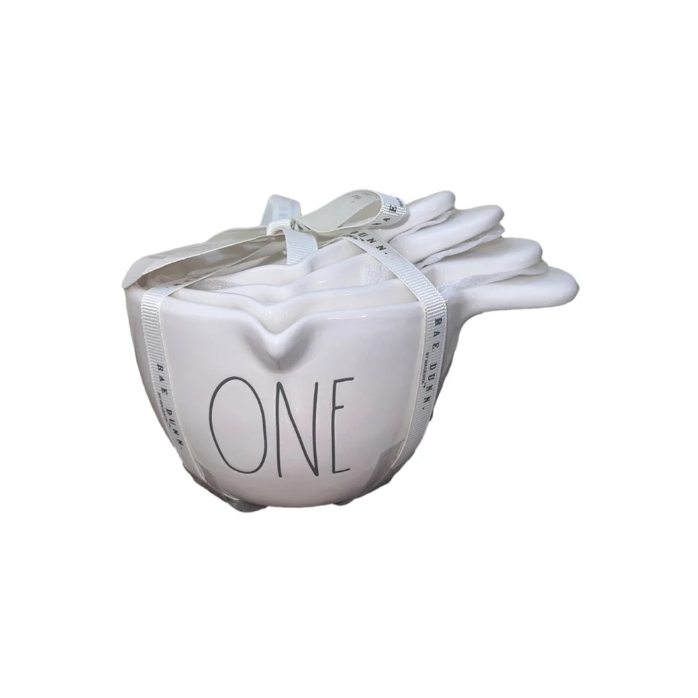 Rae Dunn Kitchen Measuring Cups Set of 4 White